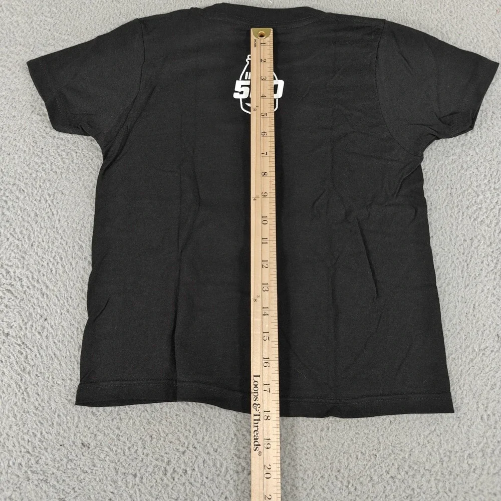 Indianapolis Motor Speedway Shirt Youth Small Black Indy 500 Racing Milk Tee IMS